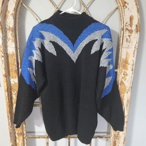 Vintage 80s Ellen D Sparkle Ice Sweater
